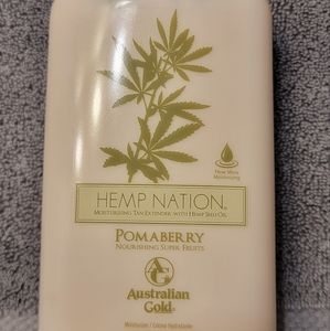 Austrialian Gold Hemp Nation Pomaberry tan extending moisturizer